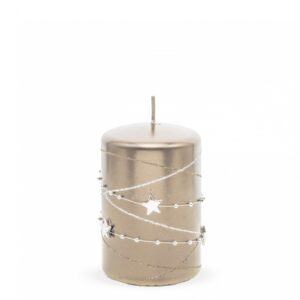 Girlanda zo šampanských sviečok valec, malý, priemer 7 cm