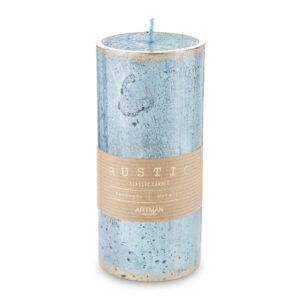 Veľký valec Turquoise Saint Rustic Patina priemer 7 cm