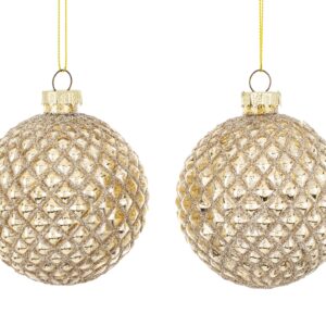 Sada 2 zlatých gulí