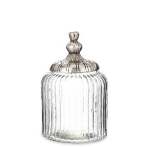 Dekoratívna sklenená nádoba