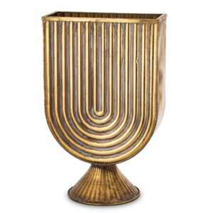 Dizajnová zlatá váza