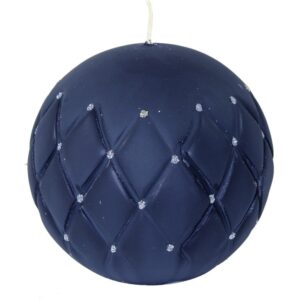 Ozdobná sviečka Blue Florence - Guľa 10