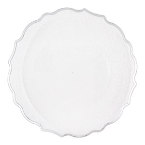 Dekoratívna biela podložka pod tanier