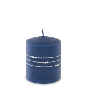 Náhrdelník s granátovou sviečkou, valcový, malý, priemer 8 cm