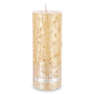 Rustikálna elegantná stĺpová sviečka 60/150