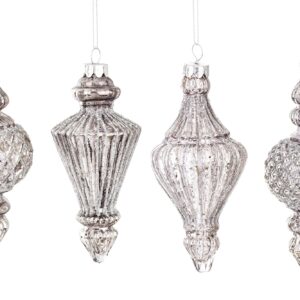 Sada 4 ozdobných dekorácií