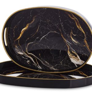 Sada 2 dekoratívnych podnosov.