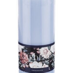 Sviečka Gardenia, valec, veľká, priemer 7 cm, námornícka modrá