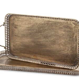 Sada 2 dekoratívnych podnosov