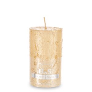 Rustikálna elegantná stĺpová sviečka 60/100