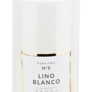 Sklenený valec na sviečku, stredný, biely priemer 7 cm