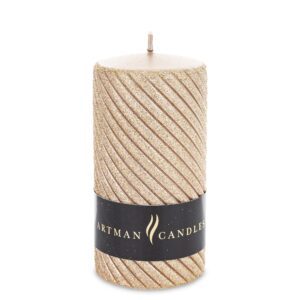 Rose Gold sviečka stredná