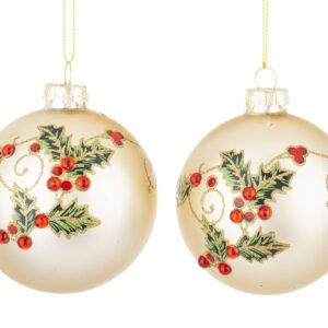 Sada 2 vianočných gulí