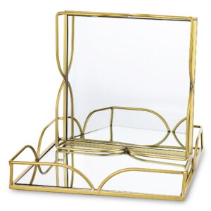 Sada 2 dekoratívnych podnosov