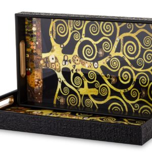 Sada 2 podnosov s obrazcom