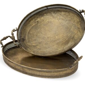 Sada 2 dekoratívnych podnosov