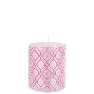 Sviečka valčeková malá Monaco ružová