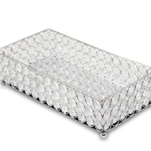 Luxusný Glamour sklenený podnos