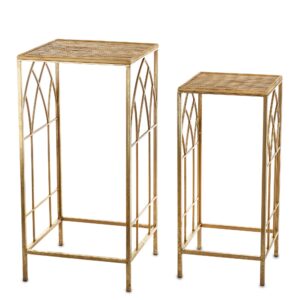 Sada 2 kovových stojanov