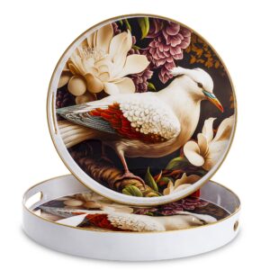 Sada 2 dekoratívnych podnosov.