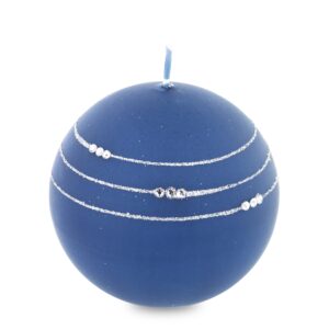 Náhrdelník s granátovou sviečkou, matná guľa, 10 ks.
