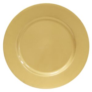 Ozdobný zlatý tanier