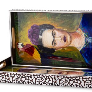 Sada 2 podnosov s obrazcom