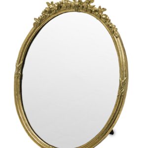 Zlaté kozmetické zrkadlo