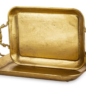 Sada 2 dekoratívnych podnosov