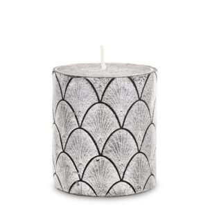 Ozdobná strieborná sviečka - Malá