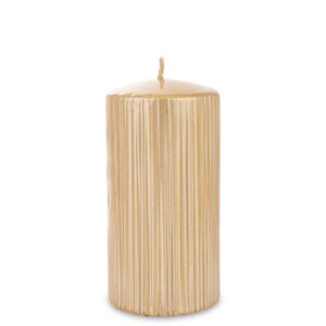 Zlatá sviečka Ružová záhrada Valec stredný priemer 7 cm