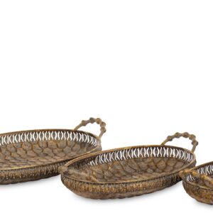 Sada 3 dekoratívnych podnosov.