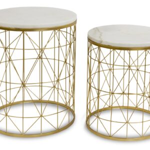 Luxusná súprava 2 dizajnových stolov