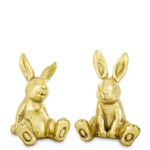 Figúrka zlatého králika