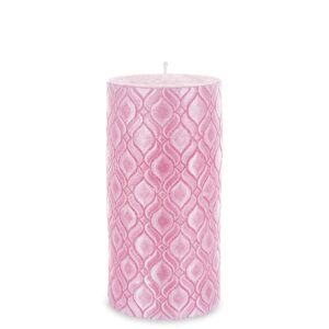 stredná valcová sviečka Monaco Pink
