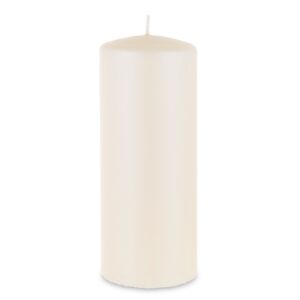 Sviečka Cream Opal Metallic Matt Cylinder Veľká priemer 7 cm