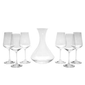 Luxusná sada 6 pohárov s 1 karafou na Víno