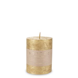 Zlatá Rustikálna sviečka - Malá