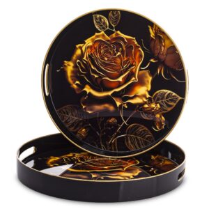 Sada 2 dekoratívnych podnosov.