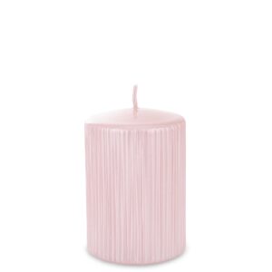 Ružová sviečka Ružová záhrada Valec Malý priemer 7 cm