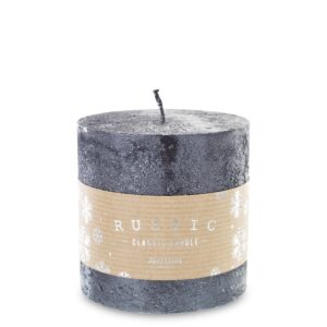 Malý valček Black Saint Rustic Metalic priemer 9 cm