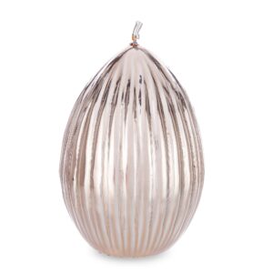 Sviečka Rose Gold, veľké skladané vajíčko