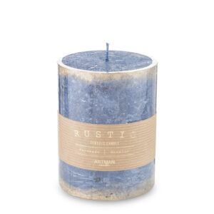 Modrá svätá rustikálna patina Priemer steny priemer 9 cm