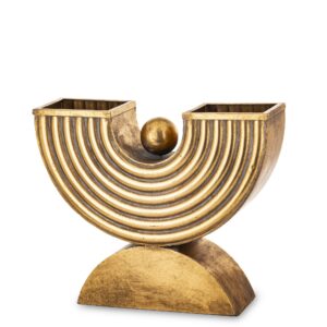 Dizajnová zlatá váza