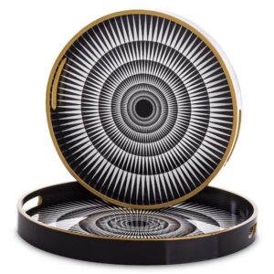 Sada 2 dekoratívnych podnosov.