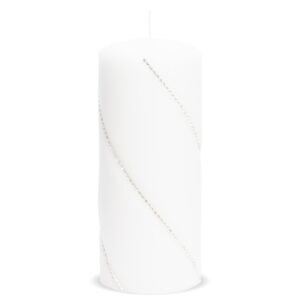 Biela sviečka Bolero - Veľká