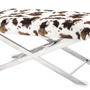 Lavička v škandidávskom štýle - Cow