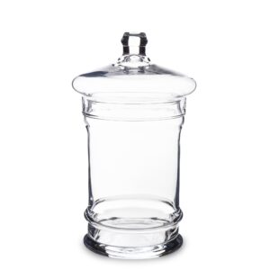 Vysoká sklenená uzatvárateľná nádoba