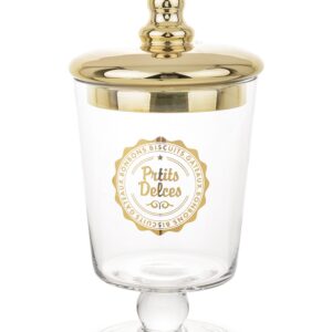 Dekoratívna sklenená nádoba