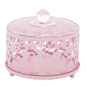 Ružová dekoratívna nádoba